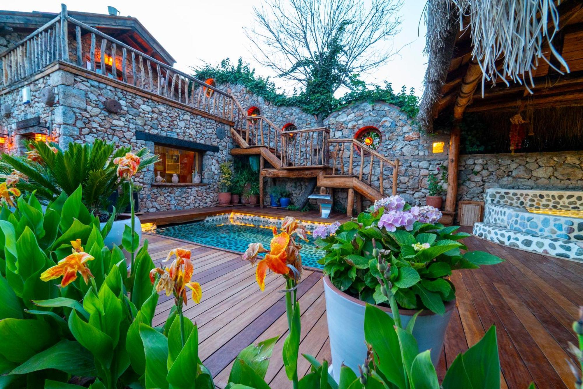 Levissi Lodge Otantic Stone Villa In Kayakoy Exteriér fotografie